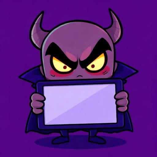 El demonio digital — representación de la adicción a las pantallas